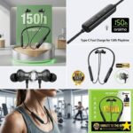 Oraimo Buds Wireless 3 Neo: 150-Hour Playtime Heavy Bass Neckband - Image 2